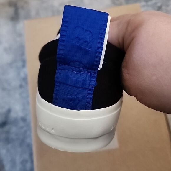 Men's Obra 240 Slip On black and blue NWT - Picture 4 of 6